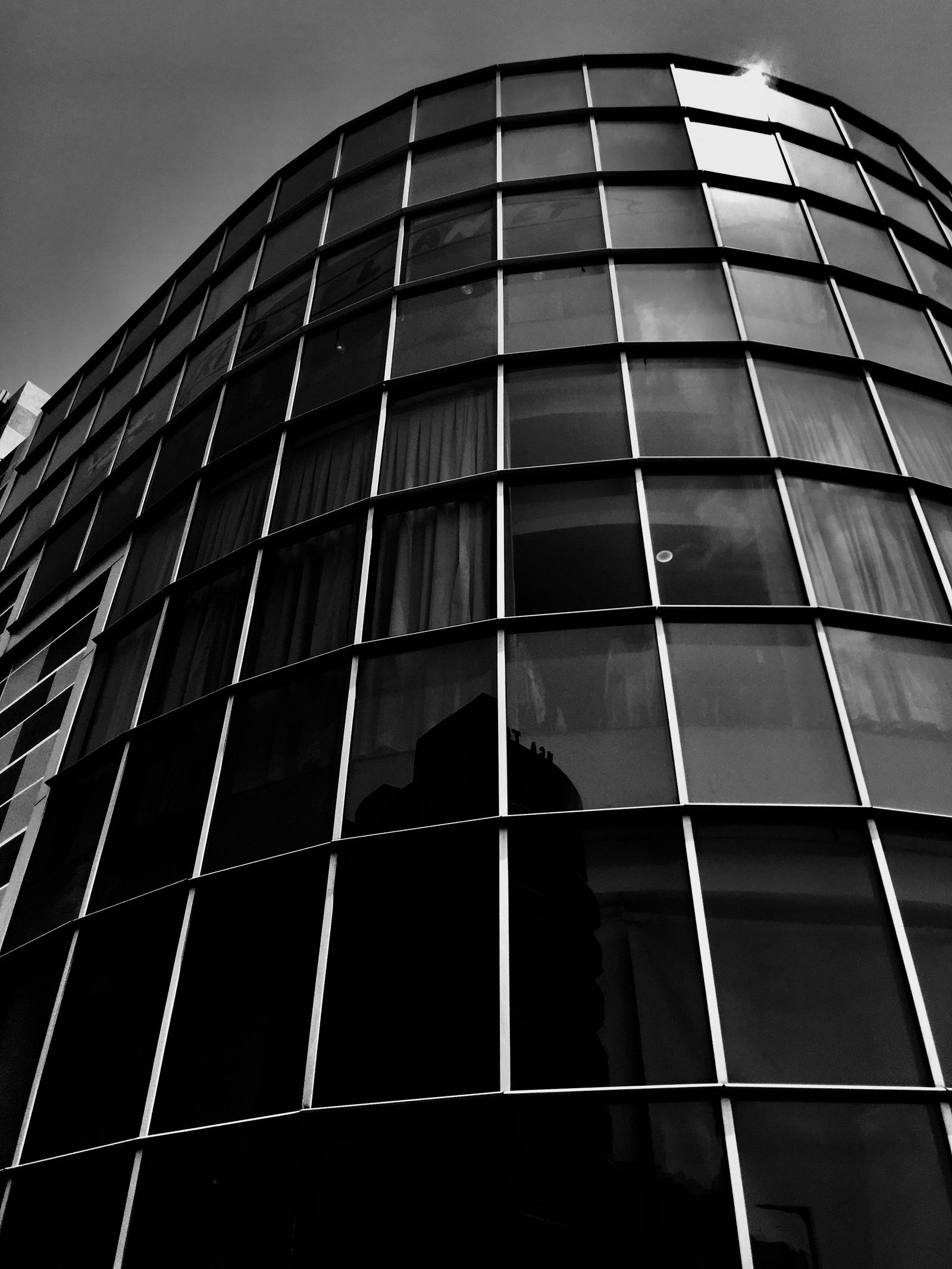 Modern glass architecture in Accra
