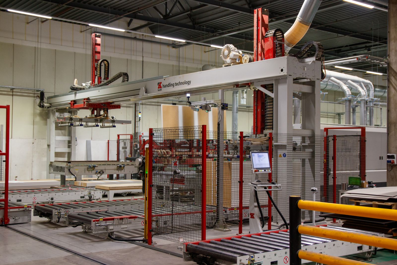 Automated industrial operations on a production line